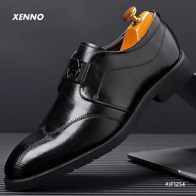 Premium Leather Carved Pointed Men's Retro Oxford Shoes